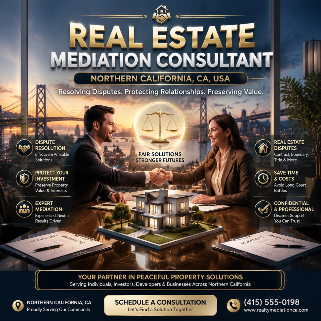Real Estate Mediation Consultant Northern California