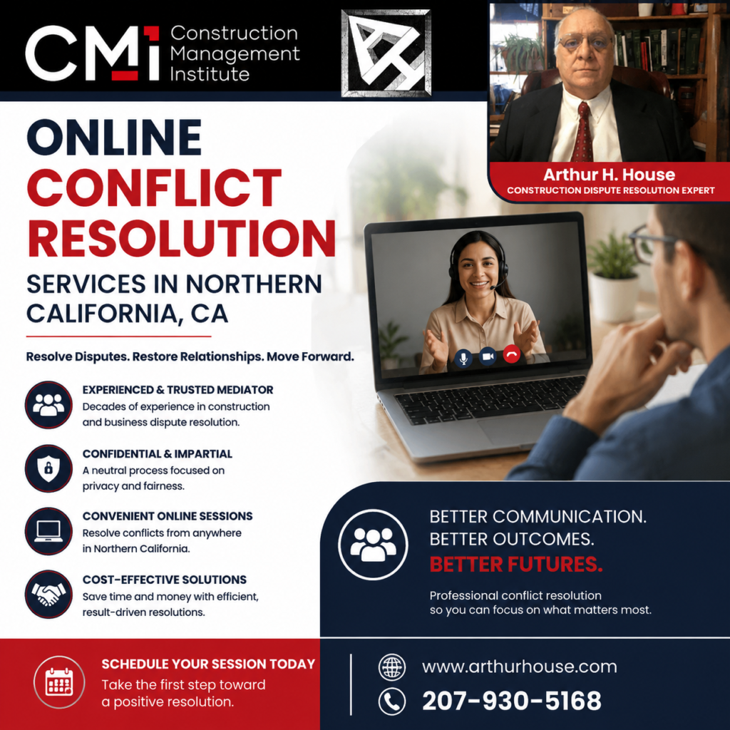Online conflict resolution services In Northern California, CA